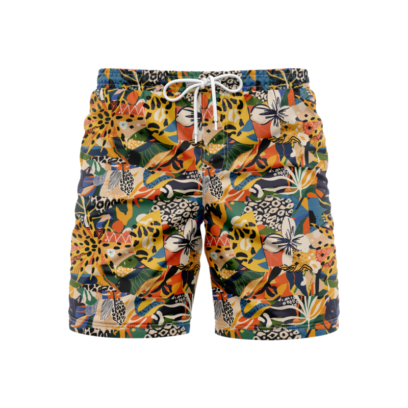 Tropical Strokes SwimshortsFront