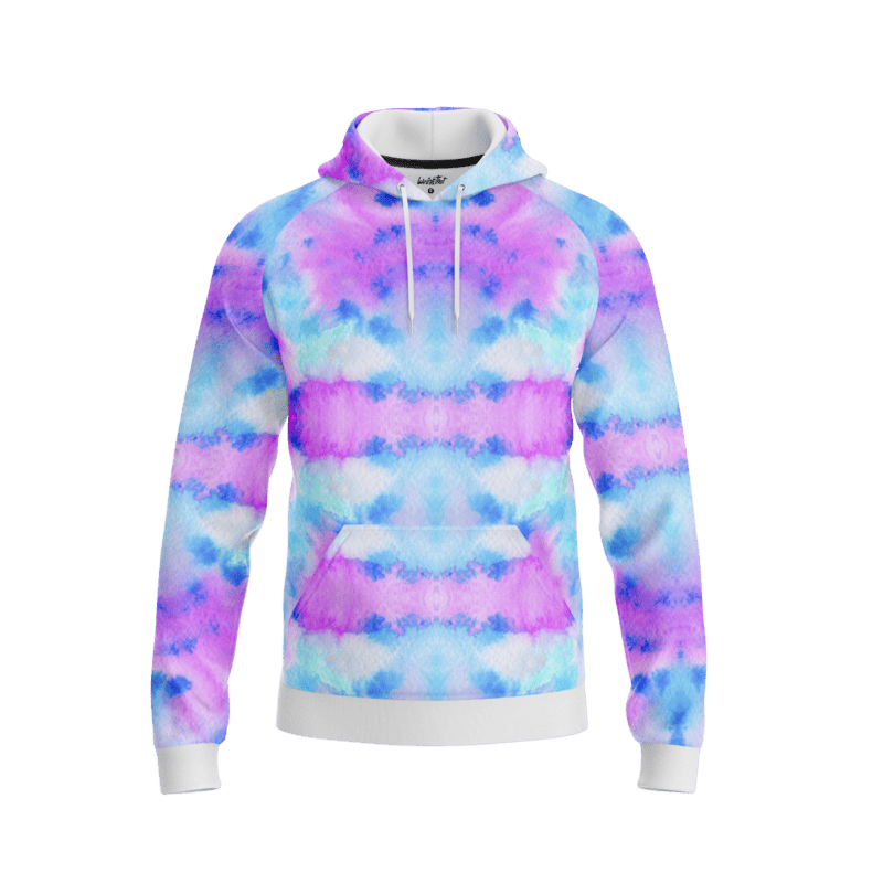 Unique tie dye fusion HoodieFront