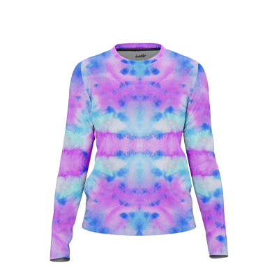 Unique Tie-Dye Fusion Women’s Long Sleeve Shirt