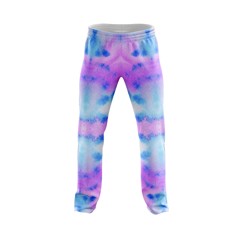 Unique tie dye fusion PajamaPantsFront