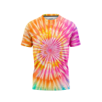 Vibrant Tie-Dye Patterns Men’s T-Shirt