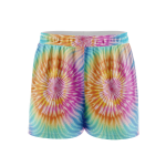 Vibrant Tie-Dye Patterns Sport Shorts
