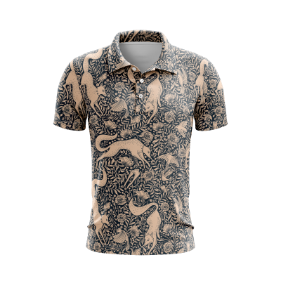 Water Leaves Men’s Polo Shirt