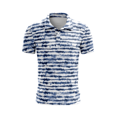 Watercolor Harmony Men’s Polo Shirt