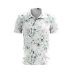 Watercolor Mist Men’s Polo Shirt
