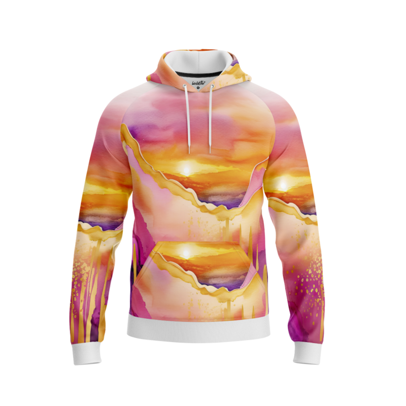 Watercolor Rhapsody HoodieFront