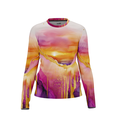 Watercolor Rhapsody Women’s Long Sleeve Shirt