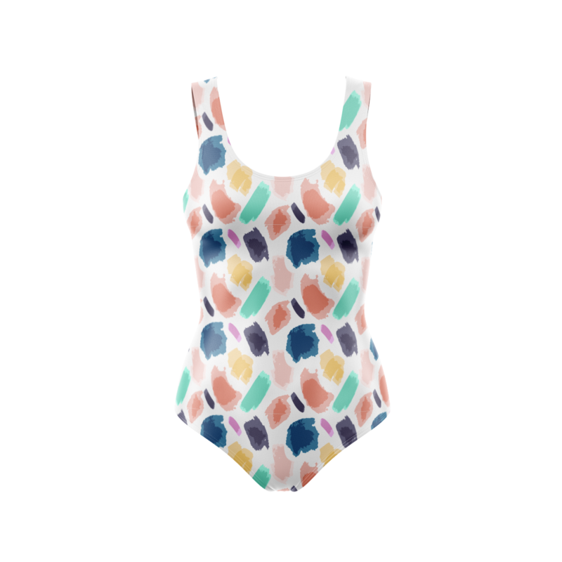 Watercolor Serenade BodysuitFront