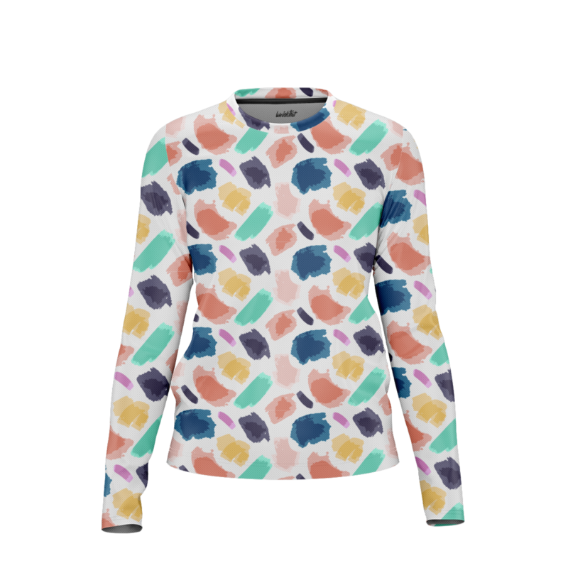 Watercolor Serenade LongSleeveWomenFront