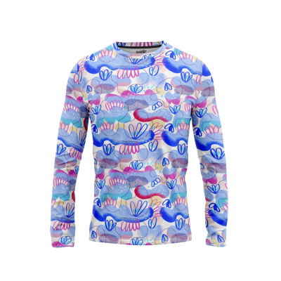 Watercolor Symphony Men’s Long Sleeve Shirt