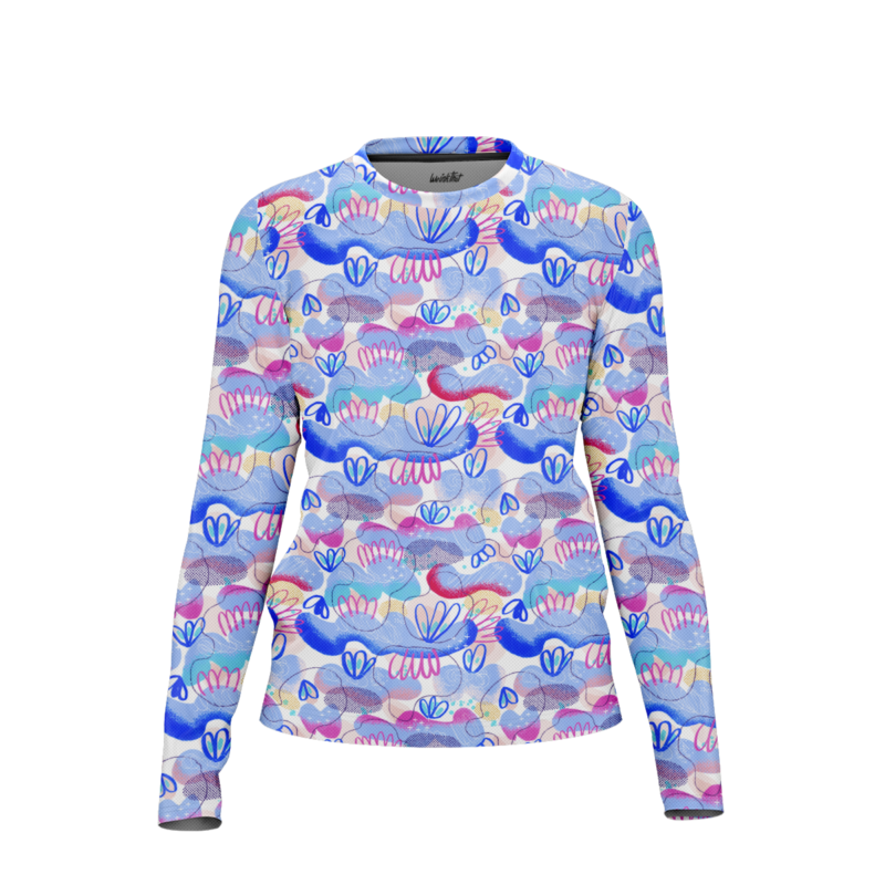 Watercolor Symphony LongSleeveWomenFront