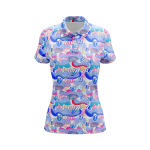 Watercolor Symphony Women’s Polo Shirt