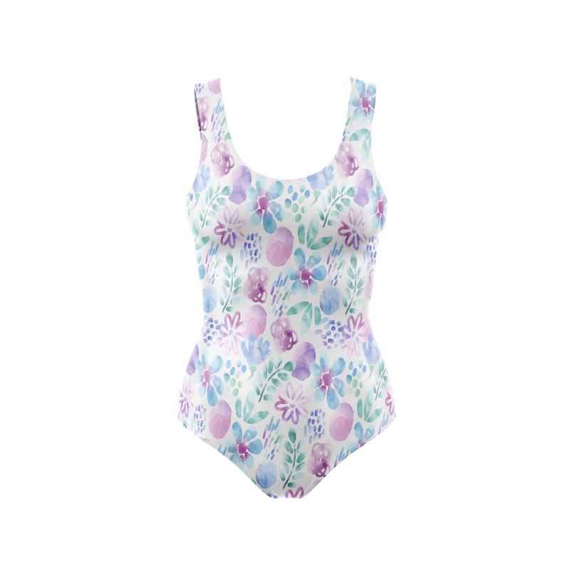 Watercolor Whimsy BodysuitFront