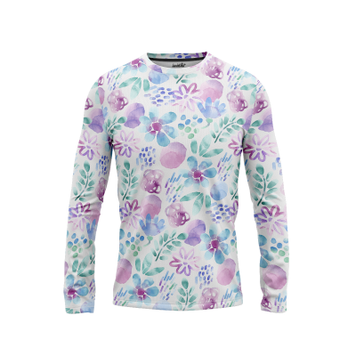 Watercolor Whimsy Men’s Long Sleeve Shirt