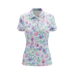 Watercolor Whimsy Women’s Polo Shirt