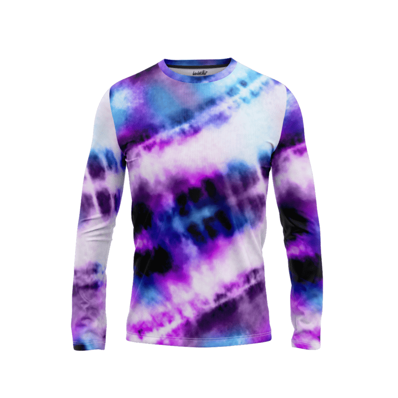 Whimsical tie dye creations LongSleeveMenFront