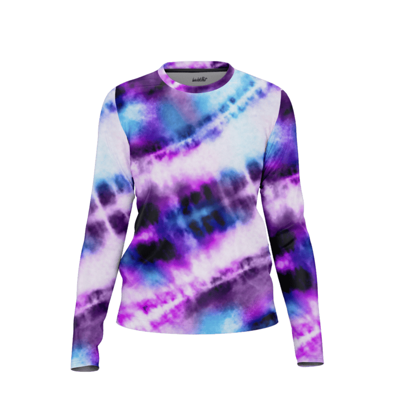 Whimsical tie dye creations LongSleeveWomenFront