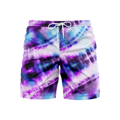 Whimsical Tie-Dye Creations Swim Trunks