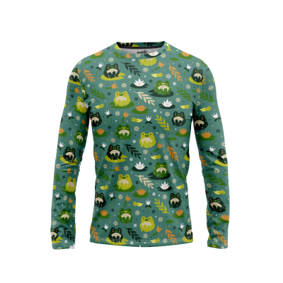 Wild Forrest Aqua Men’s Long Sleeve Shirt