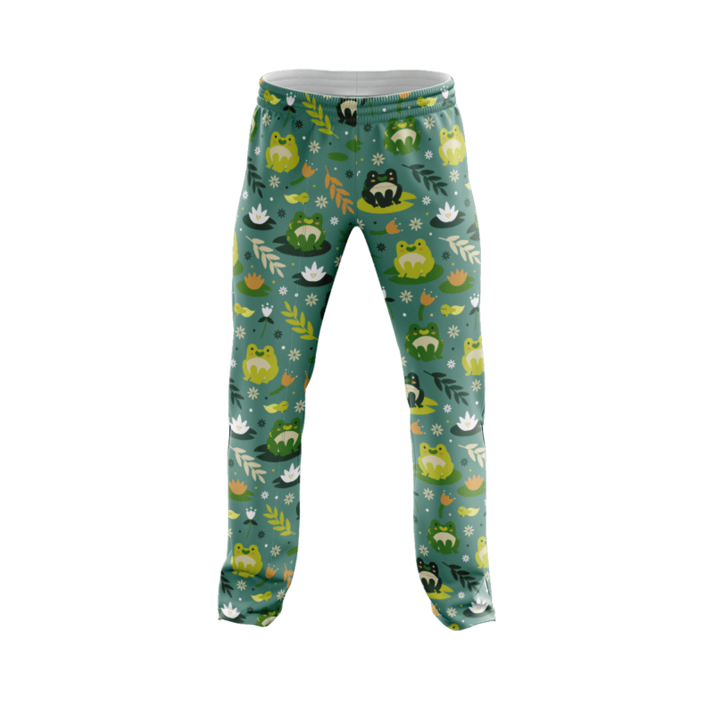 Wild Forrest Aqua PajamaPantsFront