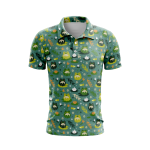 Wild Forrest Aqua Men’s Polo Shirt