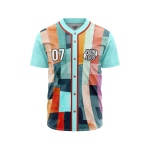 Custom Abstract Watermarks Softball Jersey