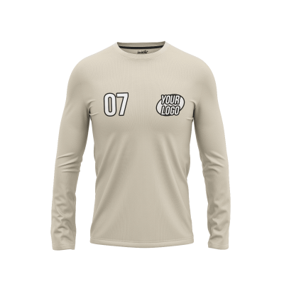 Custom Almond Men’s Long Sleeve Shirt