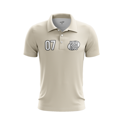 Custom Almond Men’s Polo Shirt