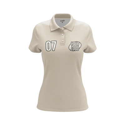 Custom Almond Women’s Polo Shirt