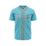 Custom Aqua Softball Jersey