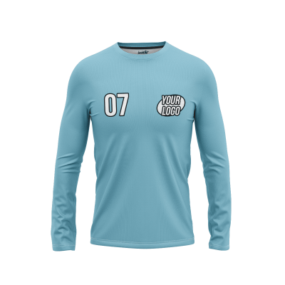 Custom Aqua Men’s Long Sleeve Shirt