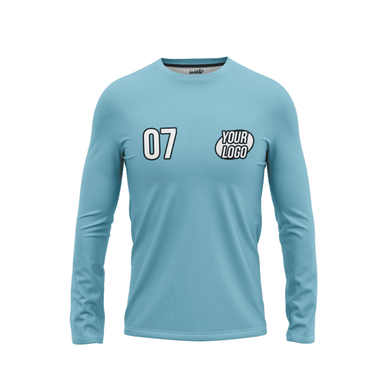 Aqua LongSleeveMenFront