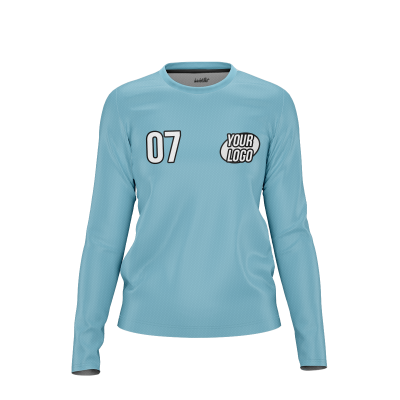 Custom Aqua Women’s Long Sleeve Shirt