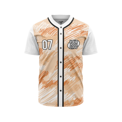 Custom Aquarelle Essence Baseball Jersey