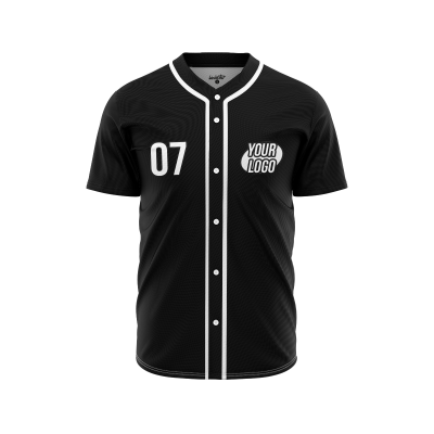 Custom Black Softball Jersey