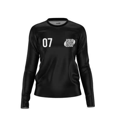 Custom Black Women’s Long Sleeve Shirt
