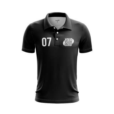 Custom Black Men’s Polo Shirt