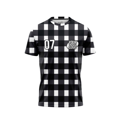 Custom Black and White Men’s T-Shirt