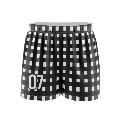 Custom Black and White Sport Shorts