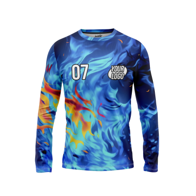 Custom Blitz Burst Men’s Long Sleeve Shirt