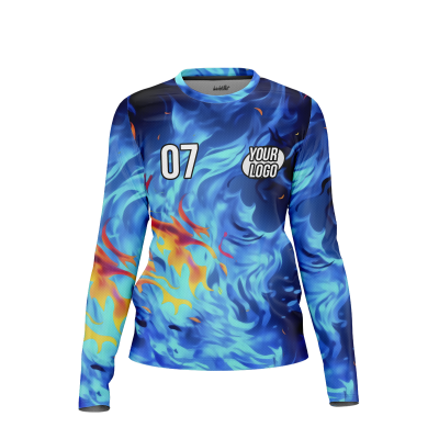 Custom Blitz Burst Women’s Long Sleeve Shirt