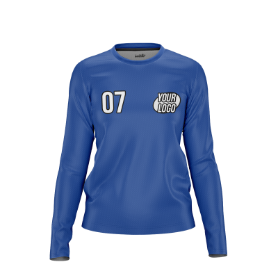 Custom Blue Women’s Long Sleeve Shirt
