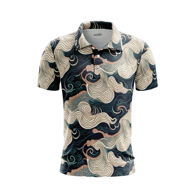 Bonsai Bliss PoloShirtMenFront