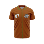 Custom Brown Baseball Jersey