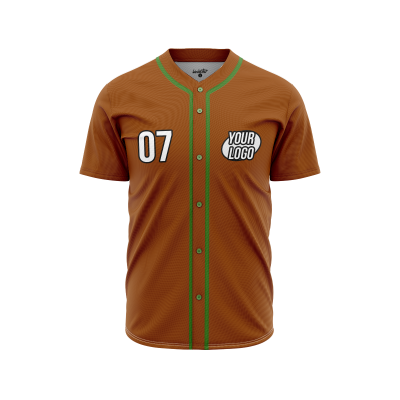 Custom Brown Baseball Jersey