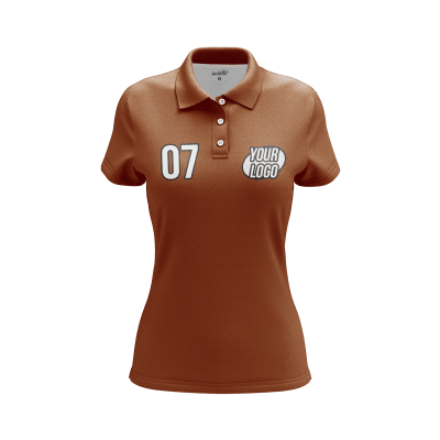 Custom Brown Women’s Polo Shirt