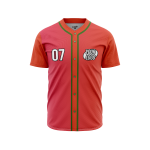 Custom Burning Orange Baseball Jersey