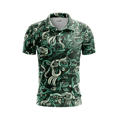 Chiyogami Charms Men’s Polo Shirt