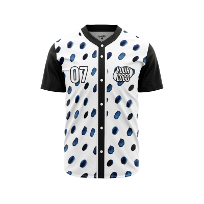 Custom Chromatic Cascades Baseball Jersey