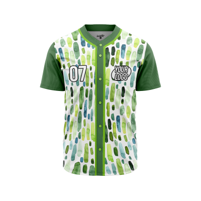 Custom Chromatic Watercolor Softball Jersey